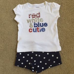 Fourth of July short set